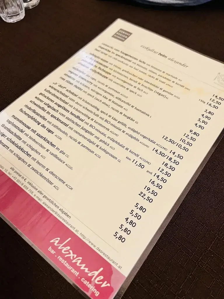 Menu_alexander das restaurant_Perchtoldsdorf_immagine_4