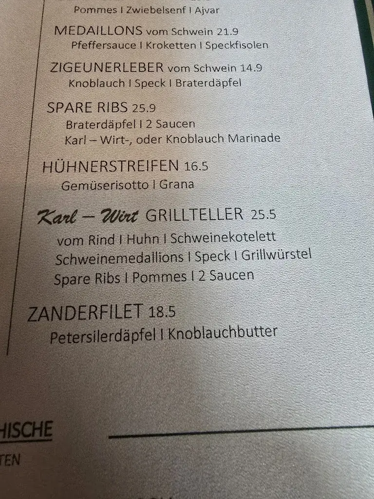 Menu_Restaurant Karl-Wirt GmbH_Perchtoldsdorf_image_1