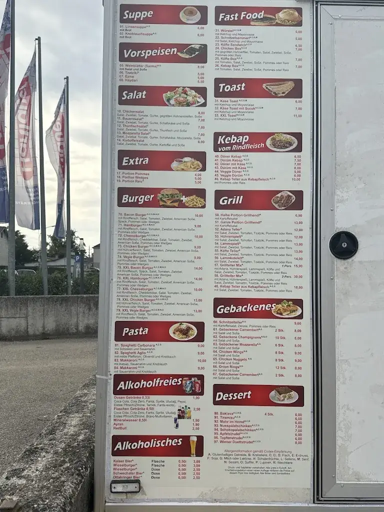 Menu_Bahnhof Grill_Politischer Bezirk Amstetten_immagine_1