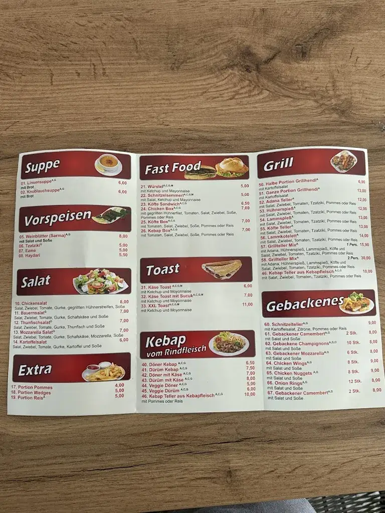 Menu_Bahnhof Grill_Politischer Bezirk Amstetten_immagine_2