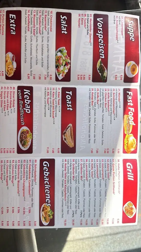 Menu_Bahnhof Grill_Politischer Bezirk Amstetten_immagine_3