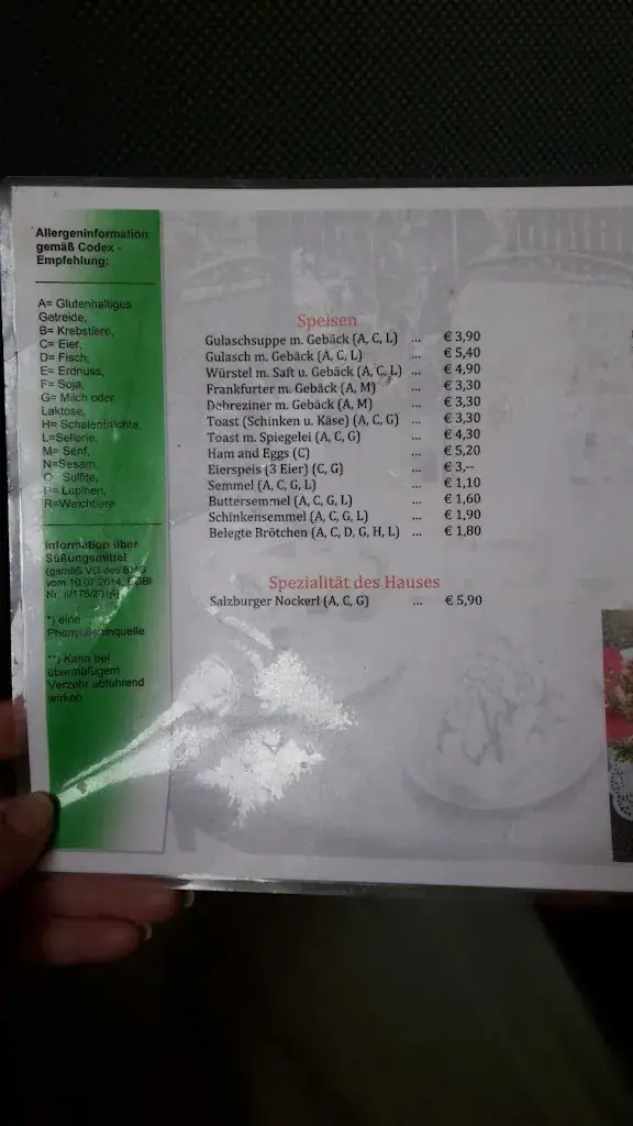 Menu_Gassl Cafe_Pfaffstätten_immagine_1