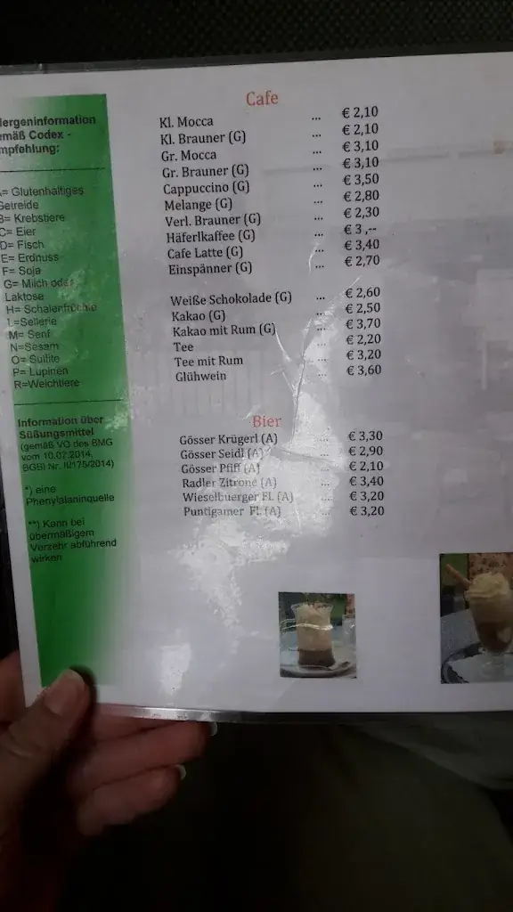 Menu_Gassl Cafe_Pfaffstätten_immagine_2