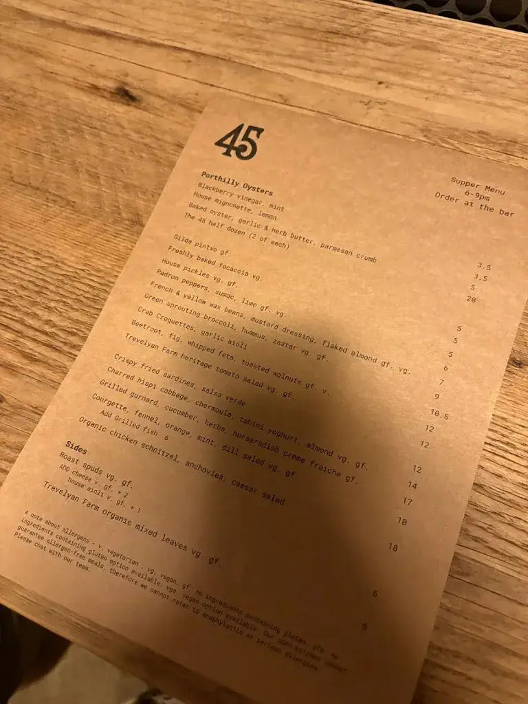 Menu_45 Queen Street_Penz_image_4