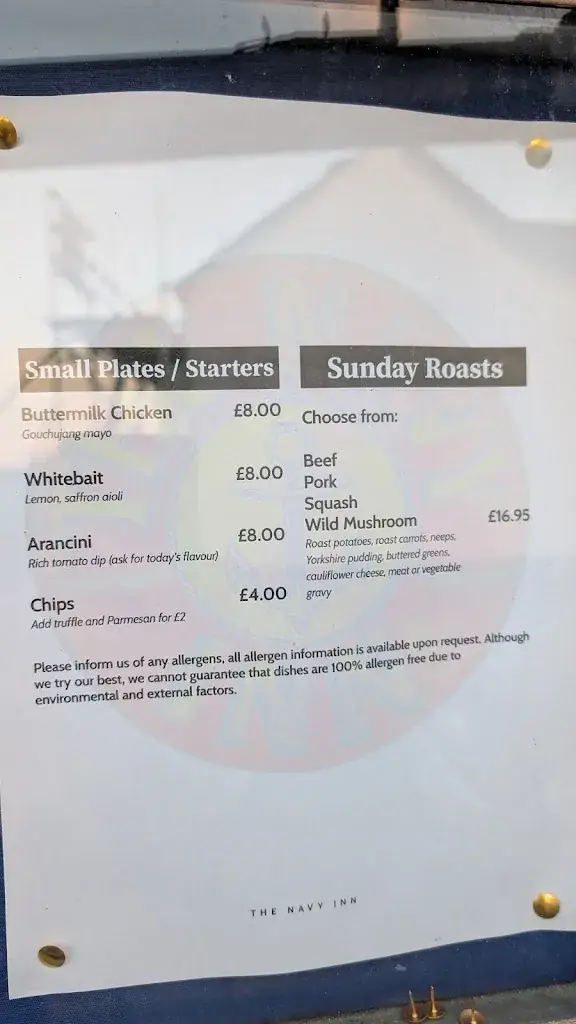 Menu_The Navy Inn_Penz_image_1