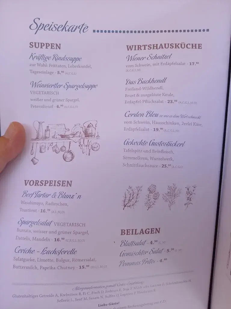 Menu_Pollak's Retzbacherhof_Politischer Bezirk Hollabrunn_immagine_3