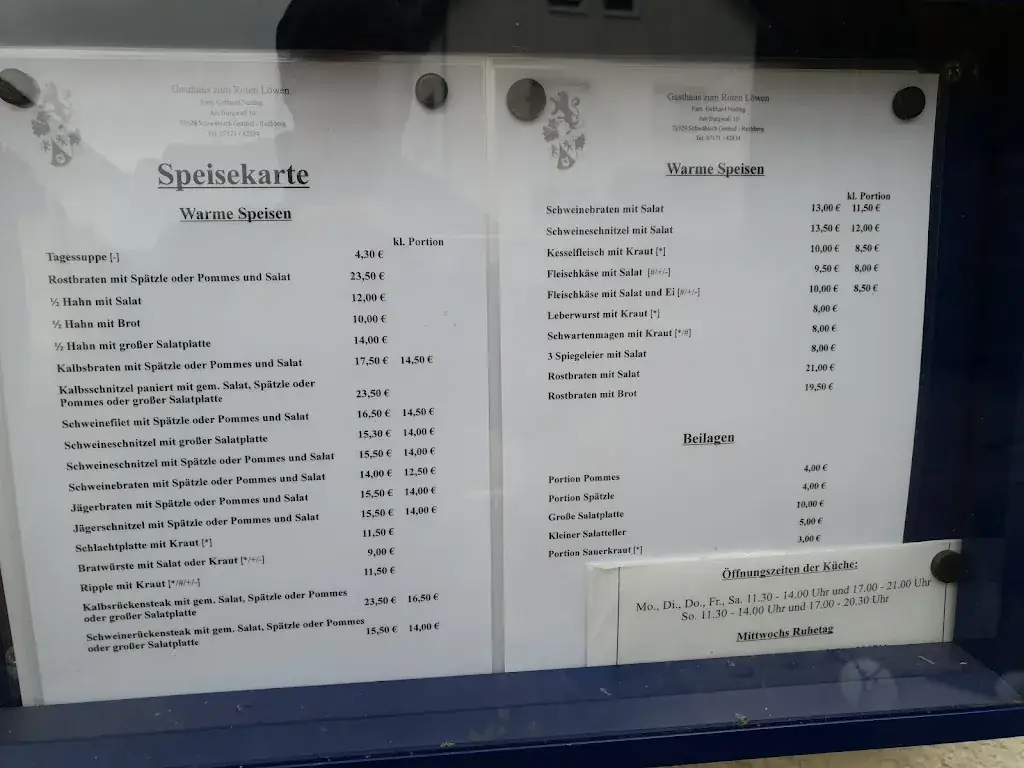 Menu_Zum Roten Löwen_Politischer Bezirk Gmünd_image_1