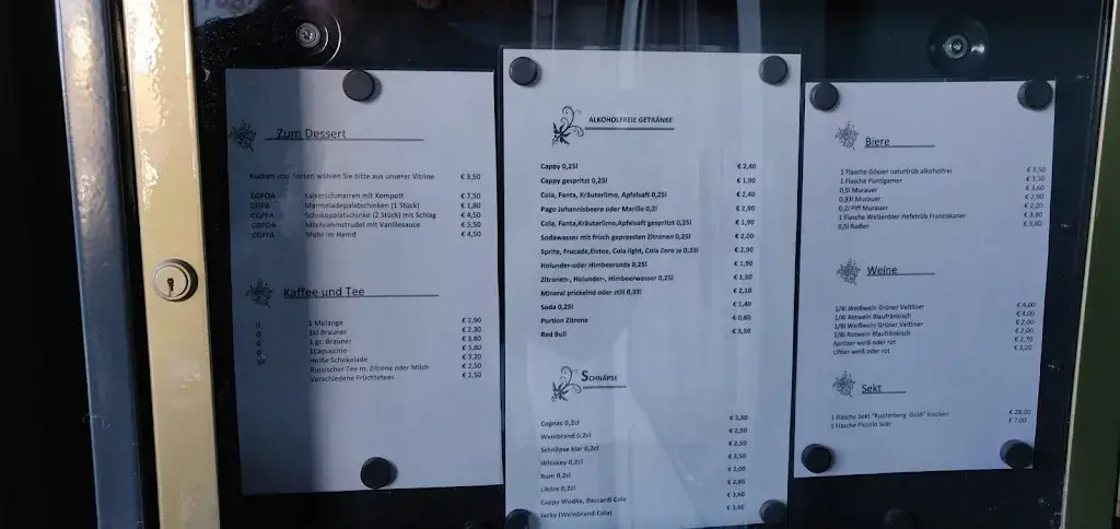 Menu_Fliegerstüberl_Politischer Bezirk Wiener Neustadt_immagine_2
