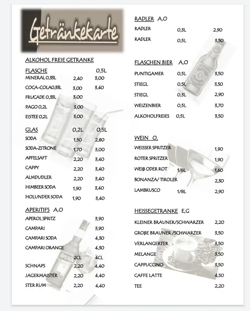 Menü_Pizzeria Restaurante Amore_Lockenhaus_Bild_4