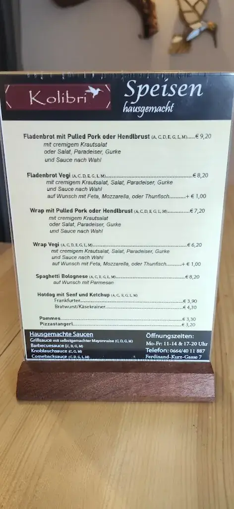 Menu_Kolibri_Politischer Bezirk Horn_immagine_3