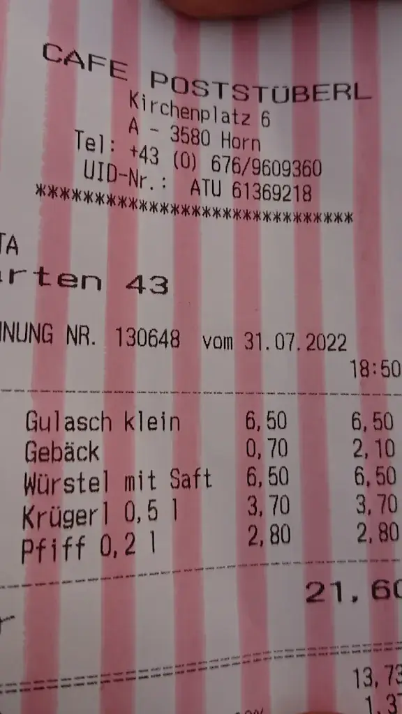 Gerald Kummer_Poststüberl Horn_Politischer Bezirk Horn_reseña