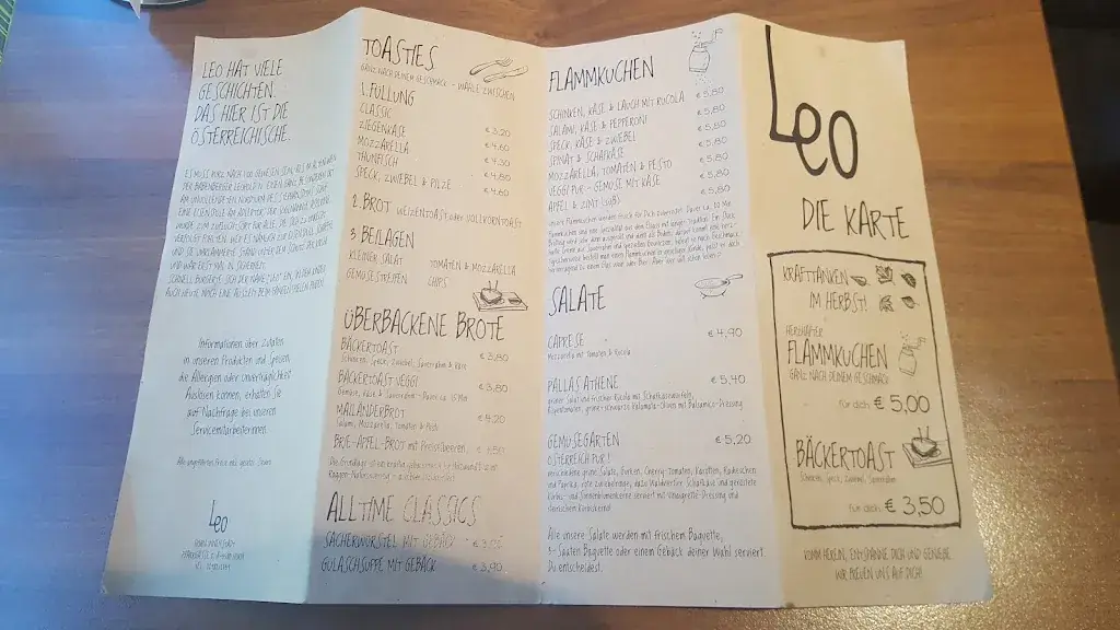 Menu_Leo Horn (Coffeeshop, Café, Bäckerei, Konditorei)_Politischer Bezirk Horn_immagine_2