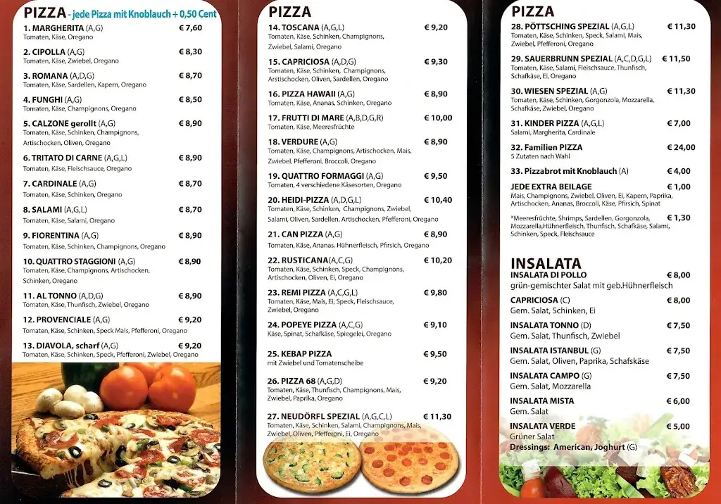 Menu_PİZZERİA HEİDİ_Bad Sauerbrunn_image_1