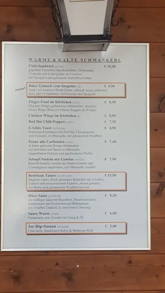 Menu_Saloon Milwaukee_Politischer Bezirk Sankt Pölten_immagine_1