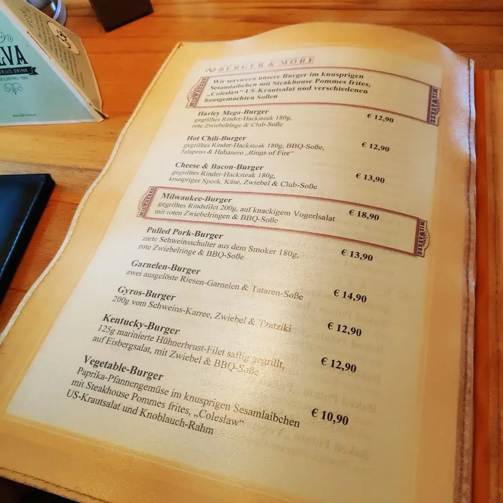 Menu_Saloon Milwaukee_Politischer Bezirk Sankt Pölten_immagine_3