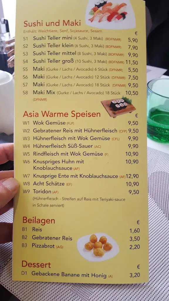 Menu_Restaurant Golden Sun_Politischer Bezirk Sankt Pölten_image_3
