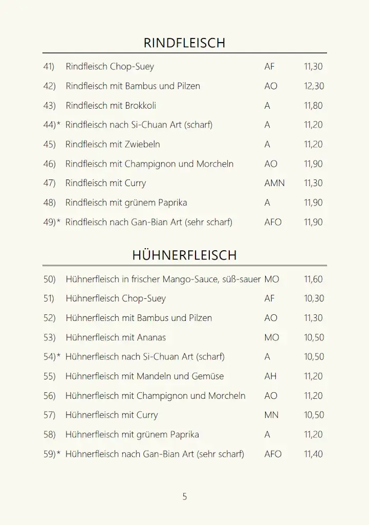 Menu_China-Restaurant Stiegl Insel_Politischer Bezirk Sankt Pölten_immagine_2
