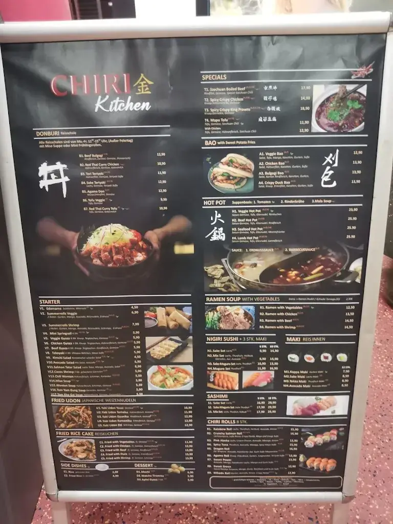 Menu_Chiri Kitchen_Politischer Bezirk Sankt Pölten_image_4