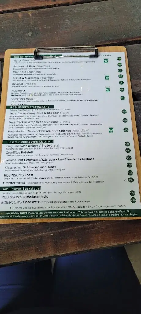 Menu_ROBINSON‘S - der Traisentreffpunkt._Pottenbrunn_immagine_3