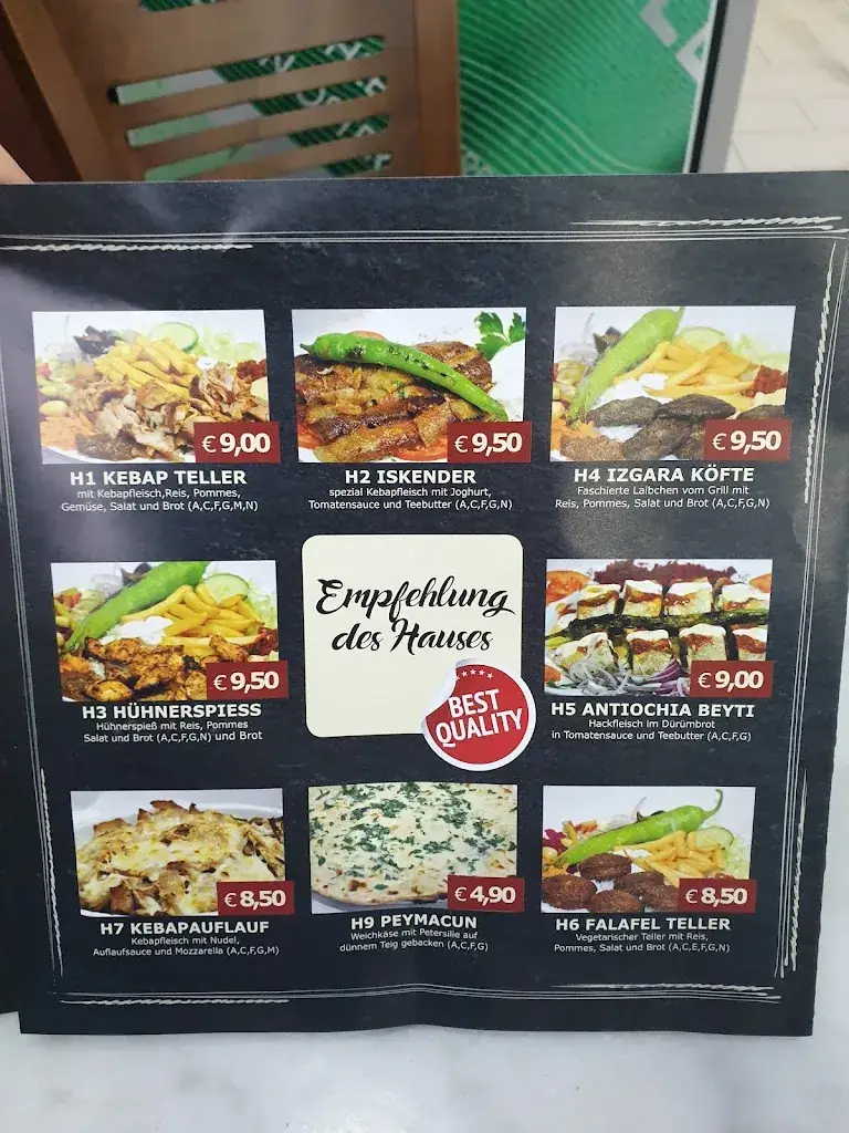 Menü_Antiochia Pottschach_Pottschach_Bild_1