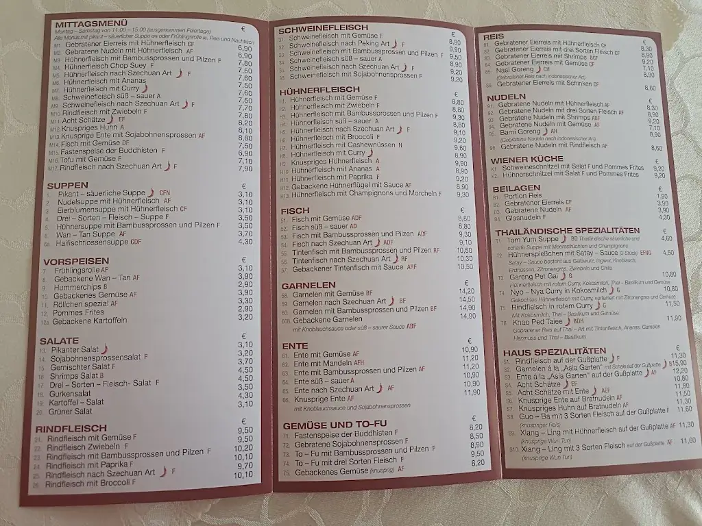Menu_Asia Garten Chinarestaurant_Pottschach_image_1