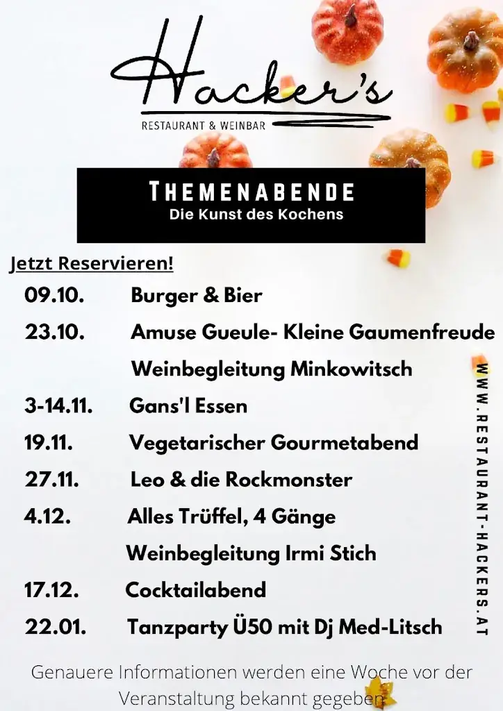 Menu_Hacker's - Restaurant und Weinbar_Prottes_image_1