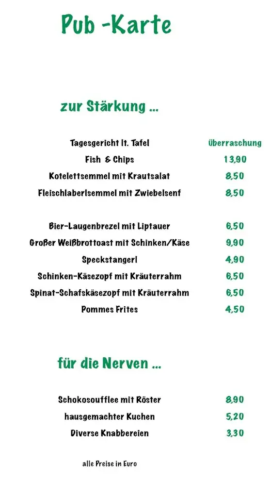 Menu_Shakespeare Pub_Purkersdorf_image_2