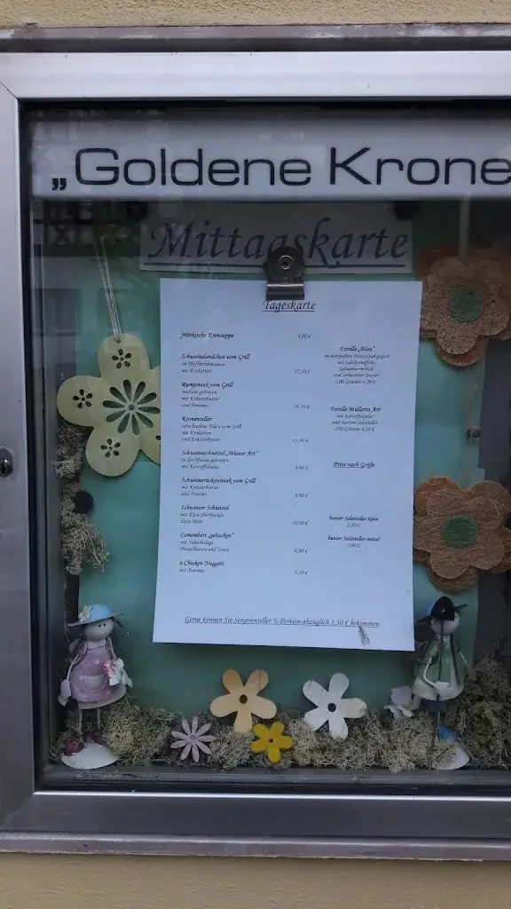 Menu_Gasthof Goldene Krone_Pottenstein_immagine_2