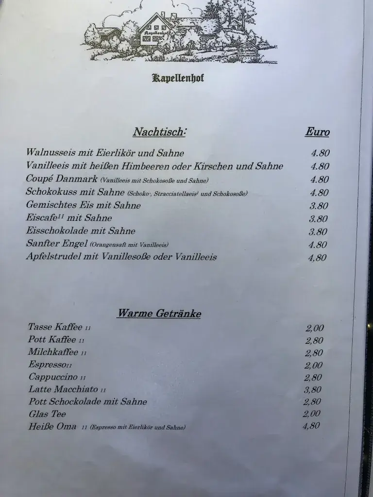Menu_Landgasthof Kapellenhof_Pottenstein_immagine_3
