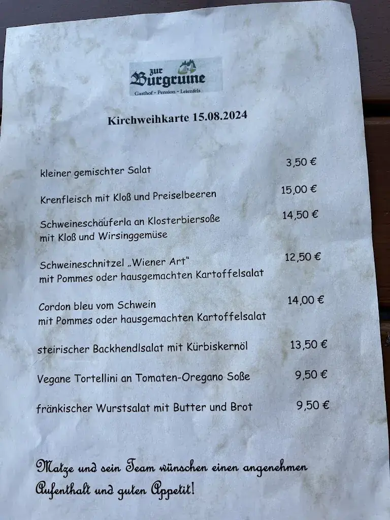 Menu_Gasthof und Pension 