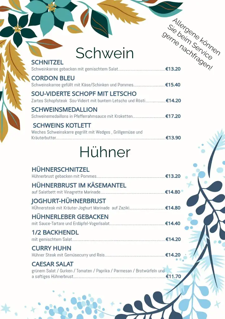 Menu_Lakeside Kaiser Steinbrunn_Krensdorf_image_1
