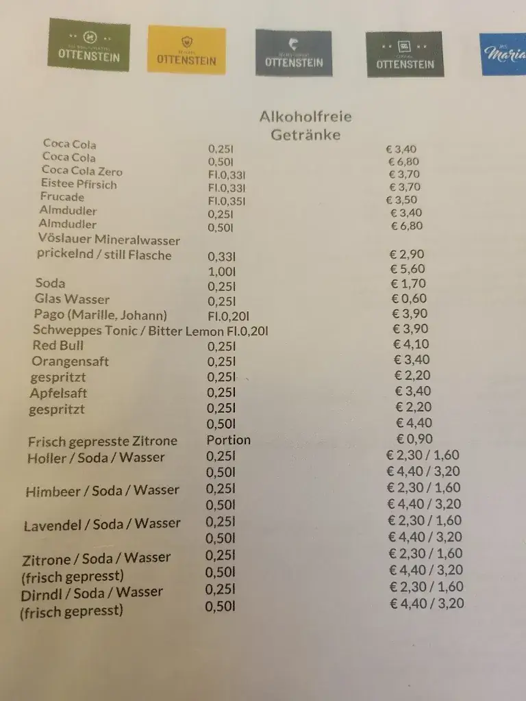 Menu_Bootsverleih & Seerestaurant Ottenstein_Rastenfeld_image_1