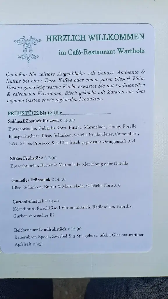 Menu_Schlossgärtnerei Wartholz_Reichenau an der Rax_image_1