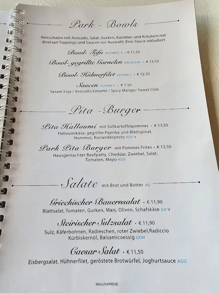 Menu_Park Cafe Reichenau_Reichenau an der Rax_imagen_1