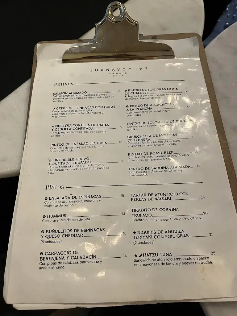 Menu_Juana La Loca_Rohrendorf bei Krems_image_3