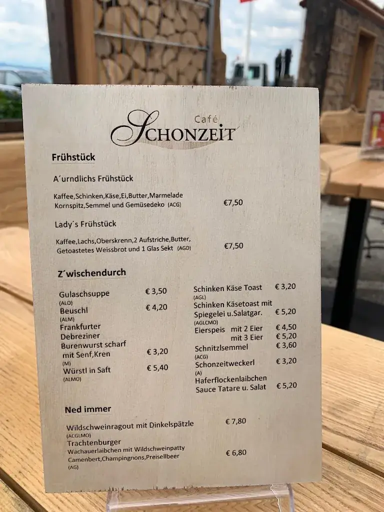 Menu_Cafe Schonzeit_Sankt Georgen am Ybbsfelde_image_2