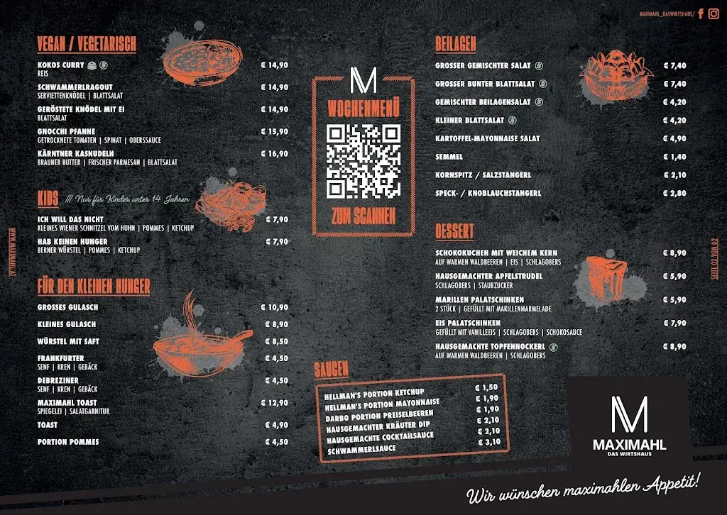 Menu_Maximahl Das Wirtshaus_Sankt Martin am Ybbsfelde_image_1
