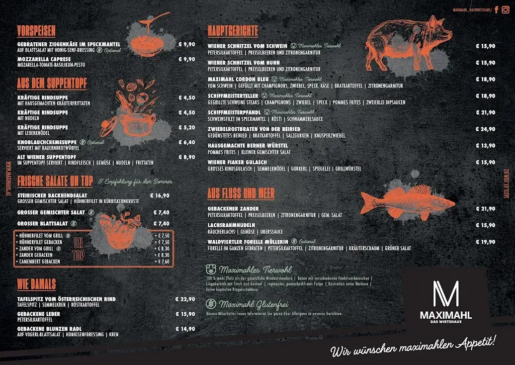 Menu_Maximahl Das Wirtshaus_Sankt Martin am Ybbsfelde_image_2
