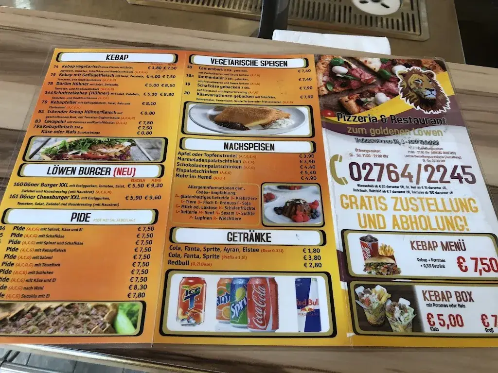 Menu_Zum Goldenen Löwen_Sankt Veit an der Gölsen_immagine_4