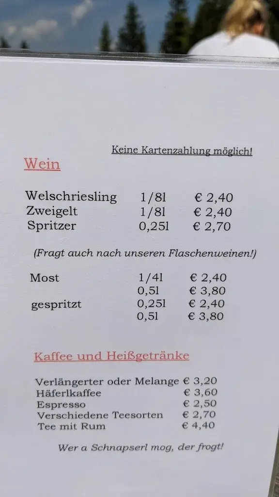 Menu_Pollereshütte am Sonnwendstein_Schottwien_immagine_4