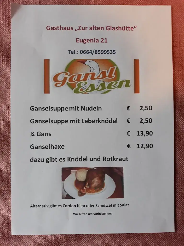 Menu_Gasthaus ``Zur alten Glashütte``_Schrems_image_2