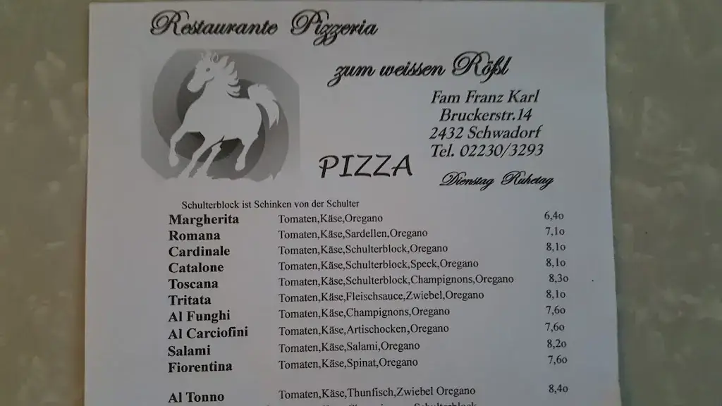 Menu_Gasthaus Karl 