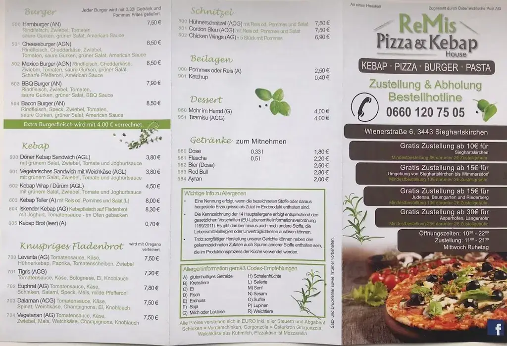 Menü_Pizza Kebap ReMis_Sieghartskirchen_Bild_3