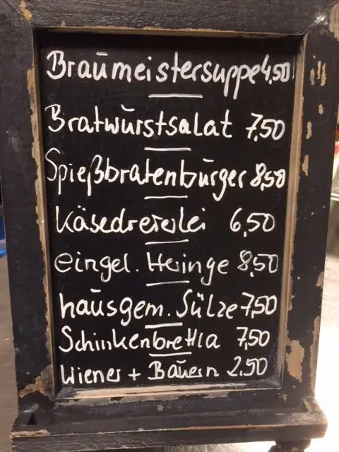 Menu_Hein´s Fränkische Wirtschaft - Cafe Hein_Schwarzenbach_immagine_2