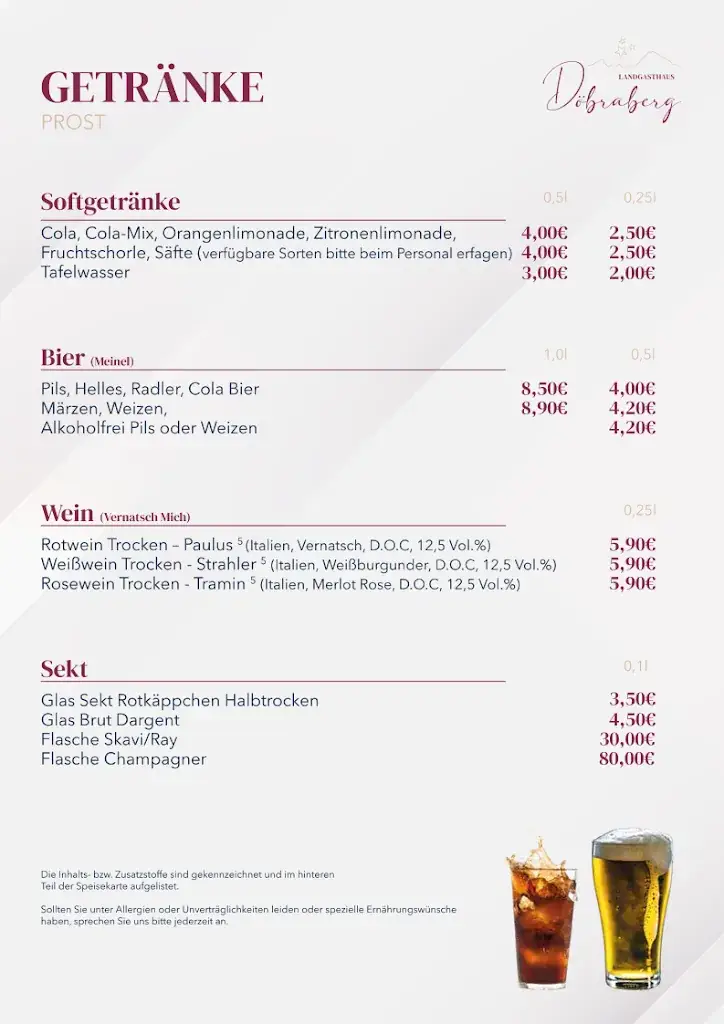 Menu_LANDGASTHAUS Döbraberg_Schwarzenbach_immagine_1