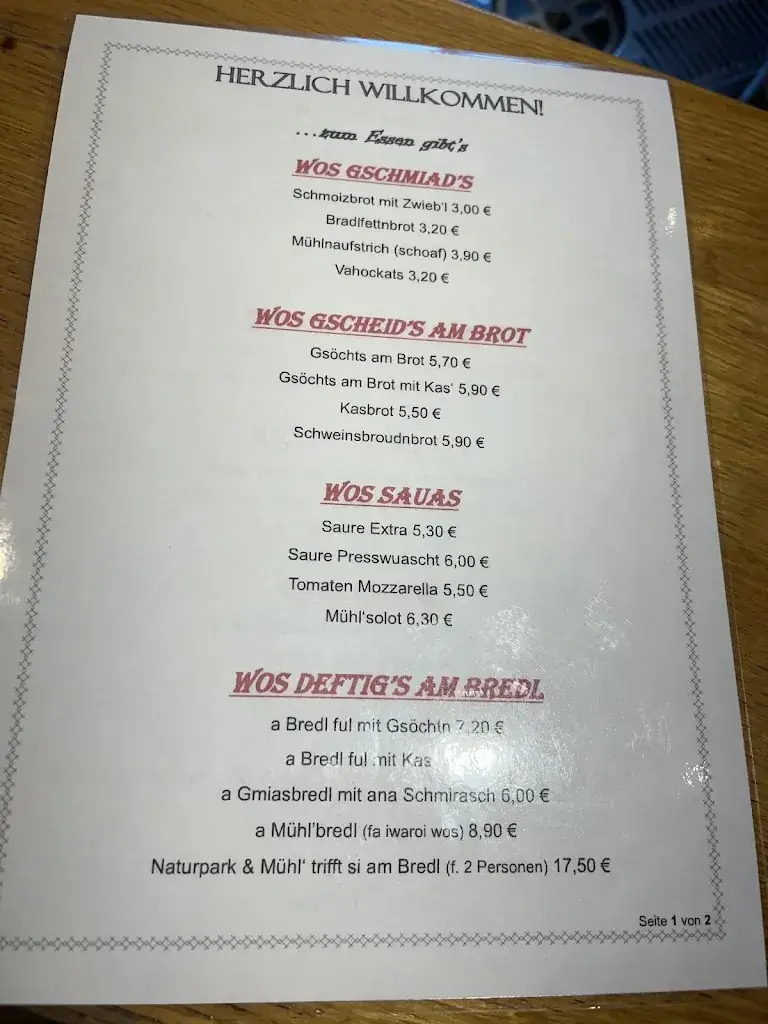 Menu_Zur Mühle Andrea_Markt Neuhodis_immagine_1