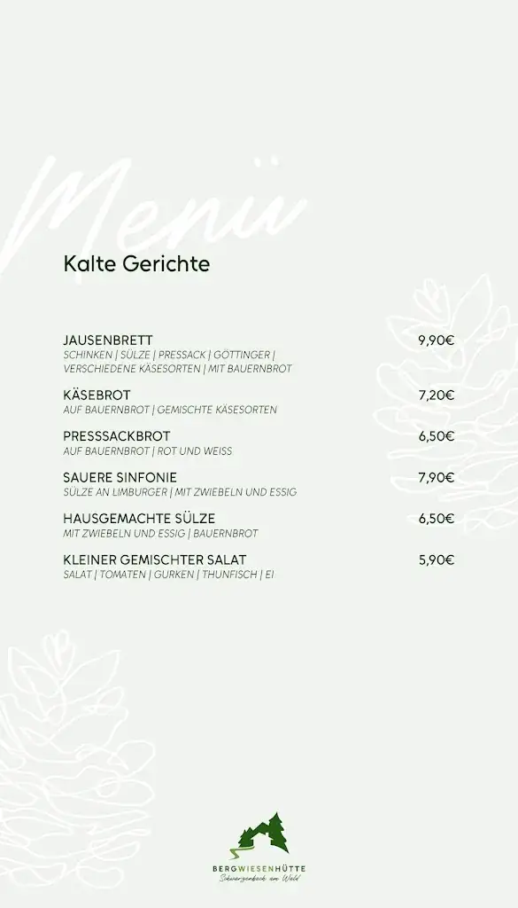 Menu_Bergwiesenhütte Schwarzenbach am Wald_Schwarzenbach_image_4