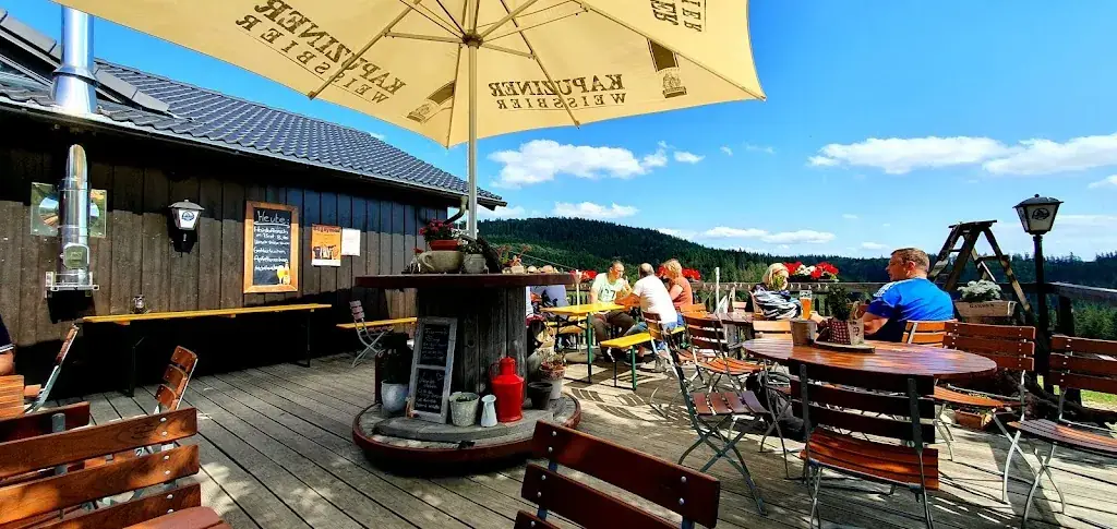 Bergwiesenhütte Schwarzenbach am Wald ristorante a Schwarzenbach