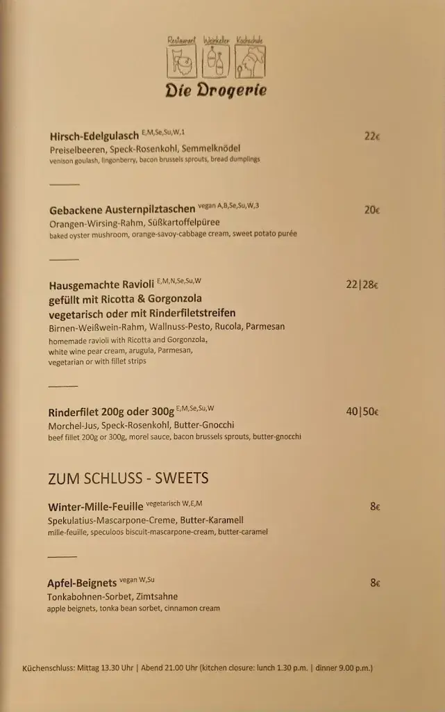Menu_Restaurant Die Drogerie Senftenberg_Senftenberg_image_2