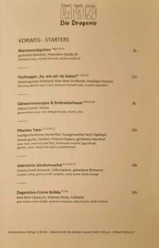 Menu_Restaurant Die Drogerie Senftenberg_Senftenberg_image_3